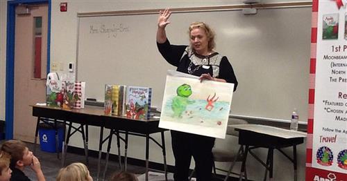 Texas Author Visits Nebbie Williams Elementary 